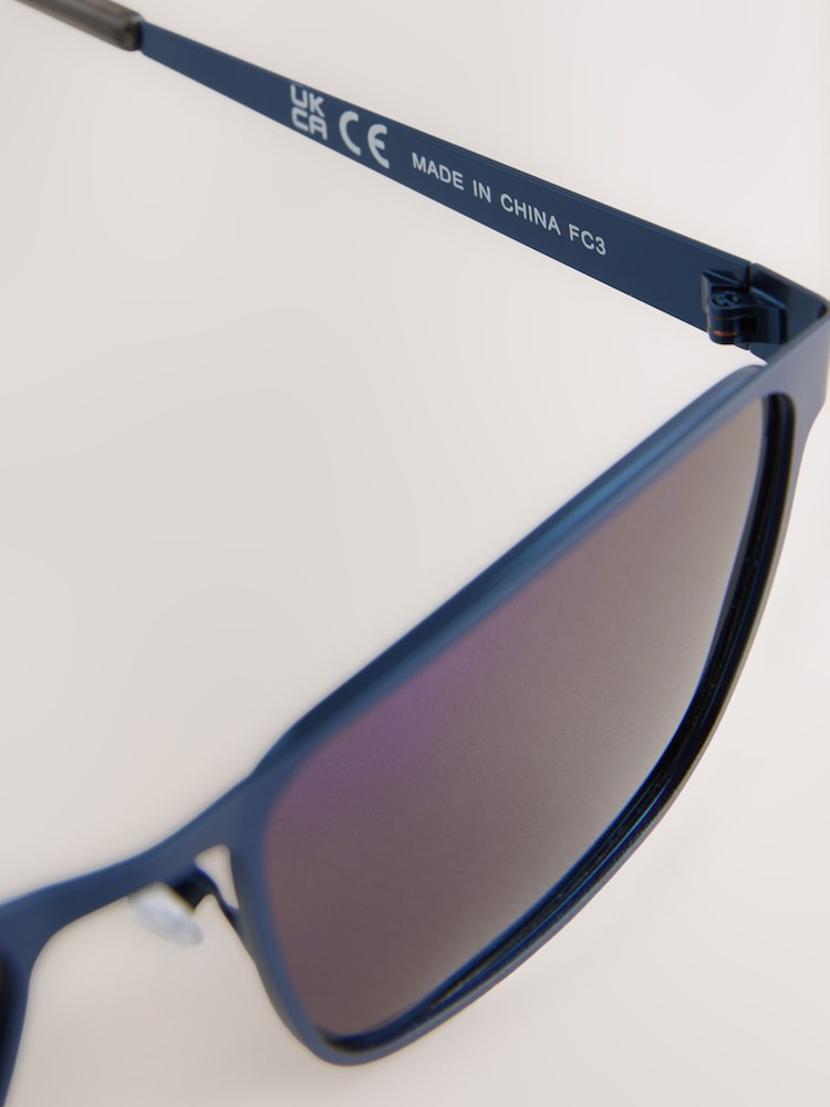 Black Metal Rim Sunglasses - Image 6 of 6 Black Metal Rim Sunglasses - Image 6 of 6