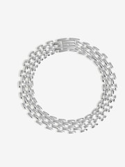 Jon Richard Silver Tone Gate Chain Bracelet - Image 3 of 3