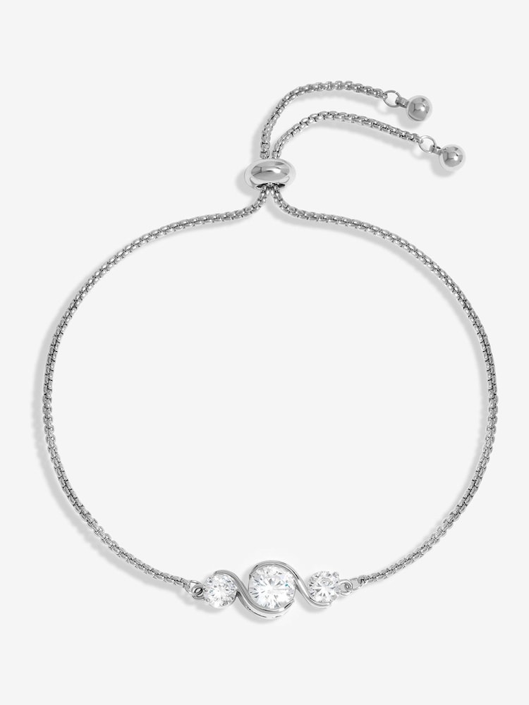Jon Richard Silver Tone Infinity Toggle Bracelet - Image 2 of 4
