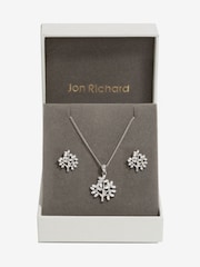 Set de cajas con circonitas cúbicas con forma de árbol del amor de Jon Richard - En caja de regalo - Imagen 1 de 5