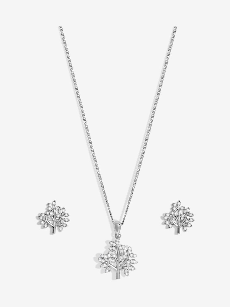 Set de cajas con circonitas cúbicas con forma de árbol del amor de Jon Richard - En caja de regalo - Imagen 2 de 5