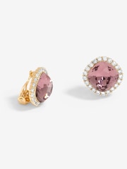 Jon Richard Gold Tone Semi Precious Drop Earrings - Image 1 of 3