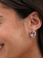 Jon Richard Gold Tone Semi Precious Drop Earrings - Image 3 of 3