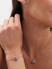 Jon Richard Silver Tone Infinity Earring Set - Image 5 of 5