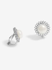 Jon Richard Silver Tone Semi Precious Drop Earrings - Image 1 of 1