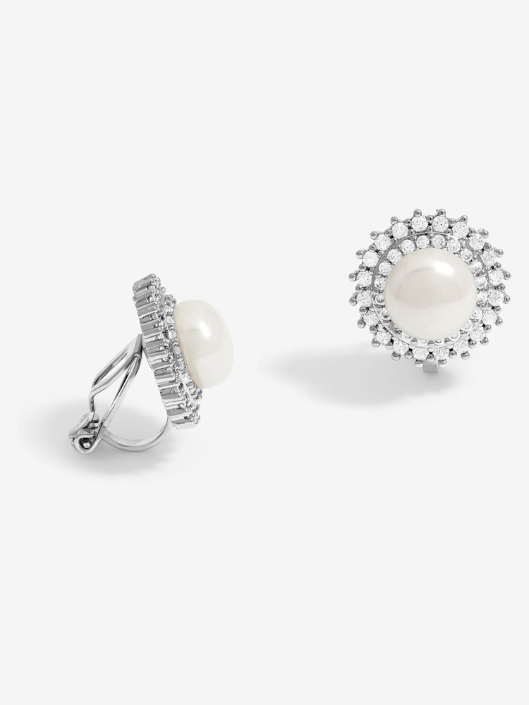 Jon Richard Silver Tone Semi Precious Drop Earrings - Image 1 of 1