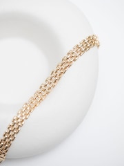 Jon Richard Gold Tone Gate Chain Bracelet - Image 2 of 3