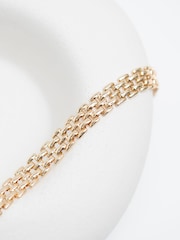 Jon Richard Gold Tone Gate Chain Bracelet - Image 3 of 3