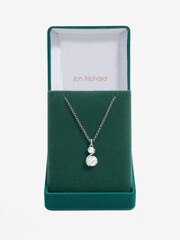 Jon Richard Silver Tone Infinity Pendant - Image 1 of 3