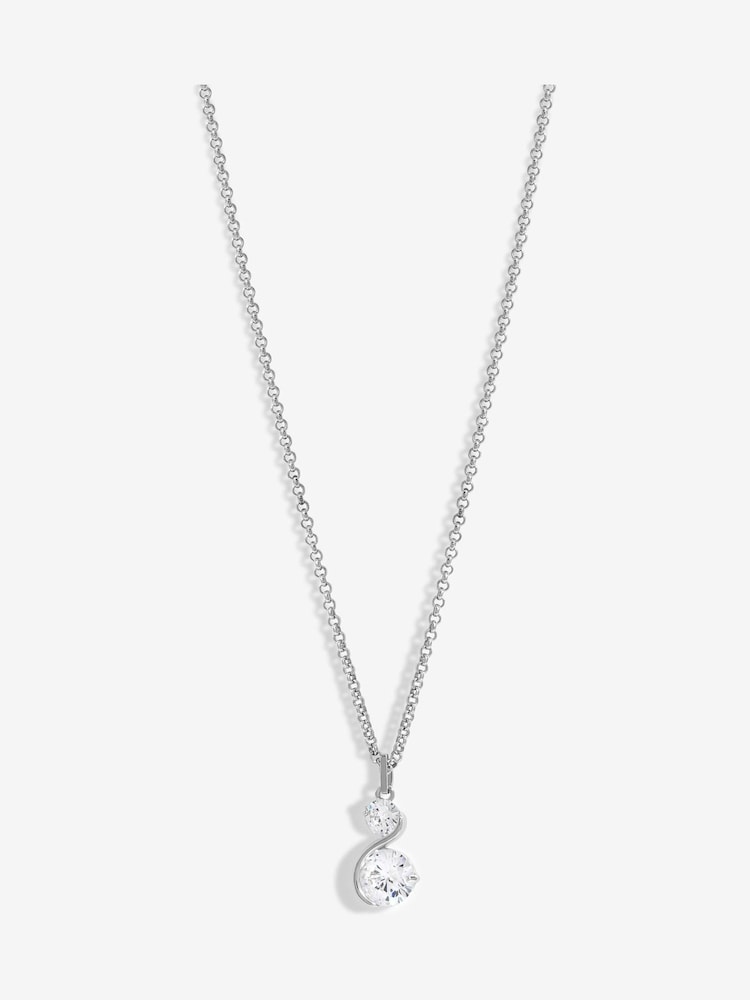 Jon Richard Silver Tone Infinity Pendant - Image 2 of 3