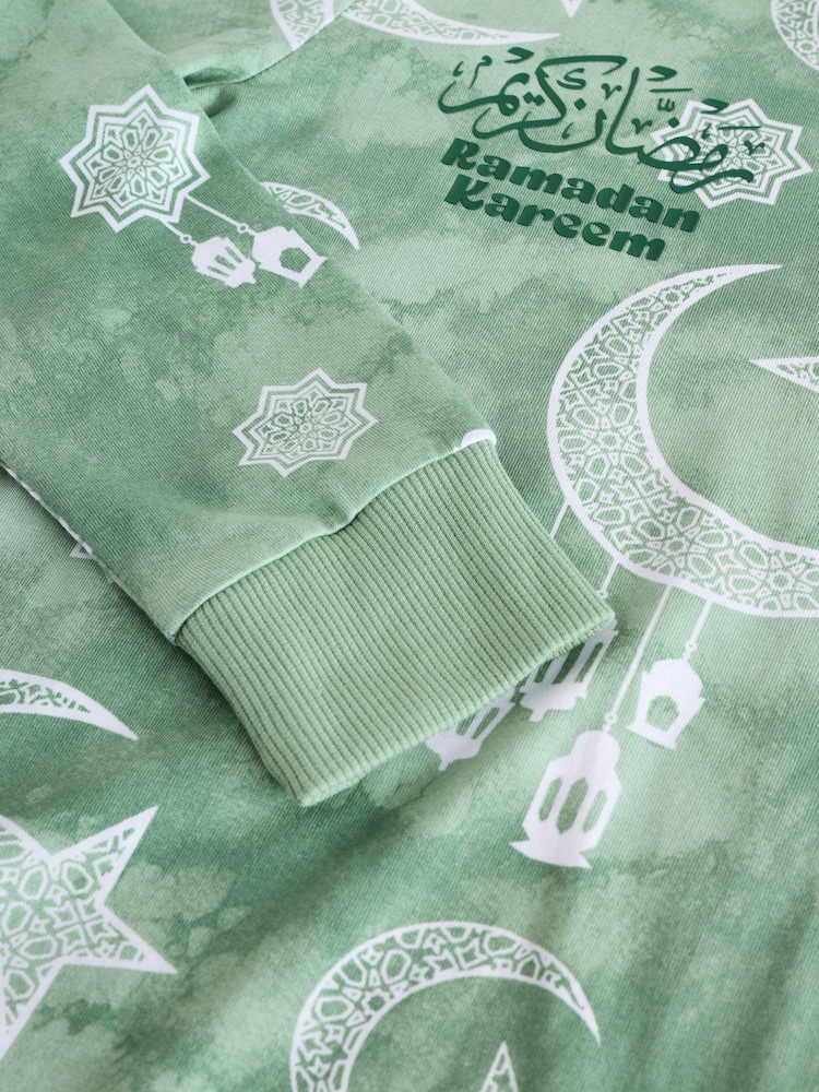 Vert - Pyjama familial assorti Garçons Ramadan (9mths-12yrs) - Image 8 of 8