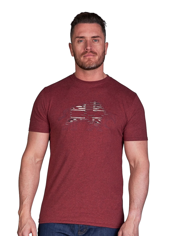 Raging Bull Red Slash T-Shirt - Image 1 of 5
