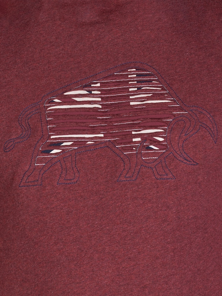 Raging Bull Red Slash T-Shirt - Image 5 of 5