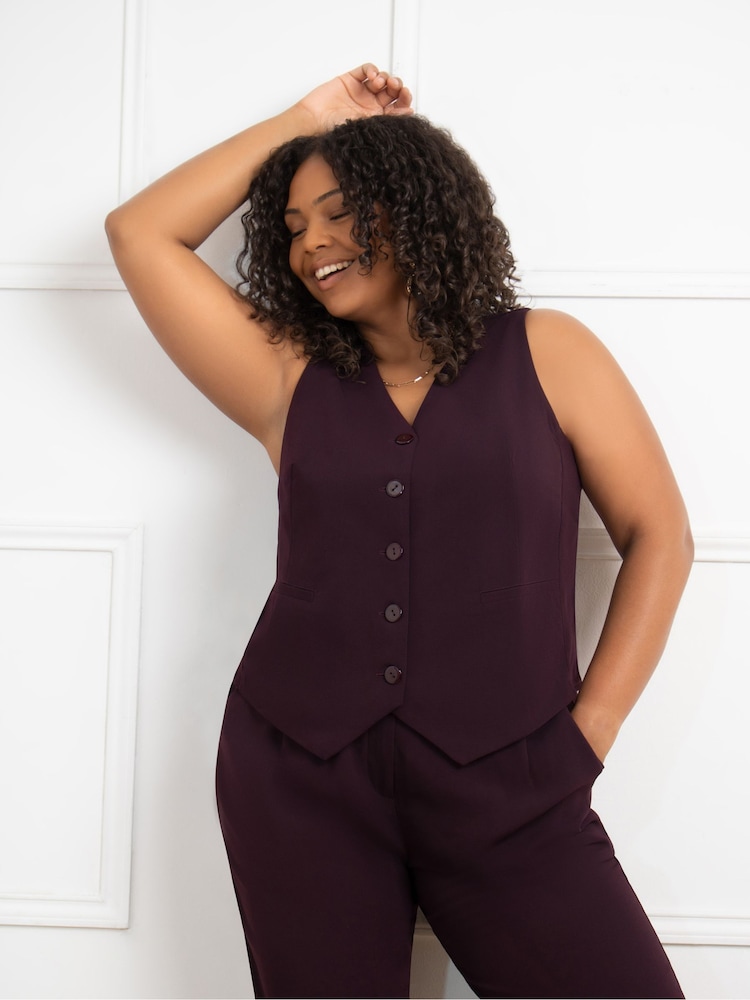 Live Unlimited Red Curve Waistcoat - Image 1 of 4
