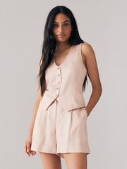 Dusky Pink Shorts Suit - Image 1 of 1
