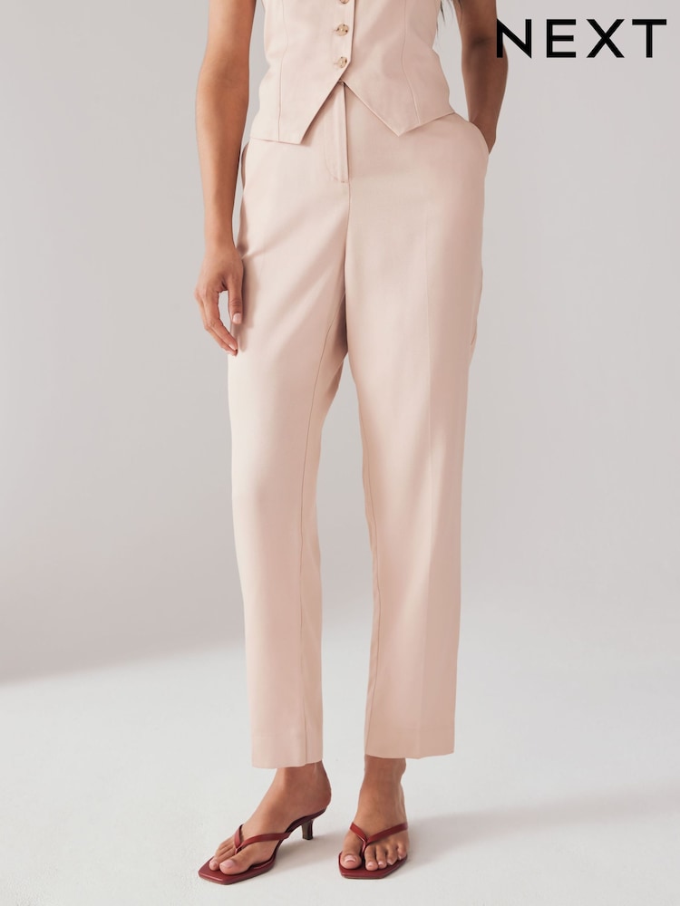 Dusky Pink Tapered Trousers Suit - Image 1 of 1