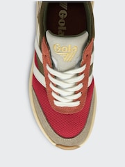 Gola Red Womens Raven Trainers - Image 4 of 4