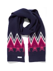 Tog 24 Blue Baindon Knitted Starry Night Scarf - Image 2 of 2