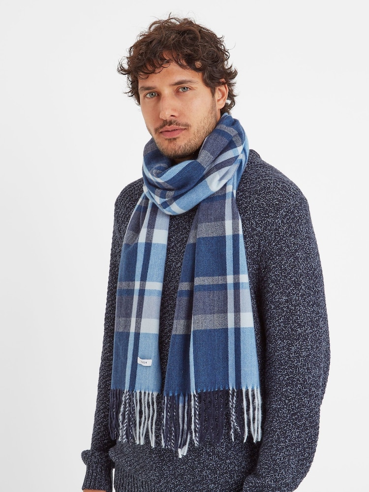 Tog 24 Blue Hayner Winter Woven Scarf - Image 2 of 2