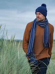 Tog 24 Blue Jenkin Winter Knitted Scarf - Image 1 of 3