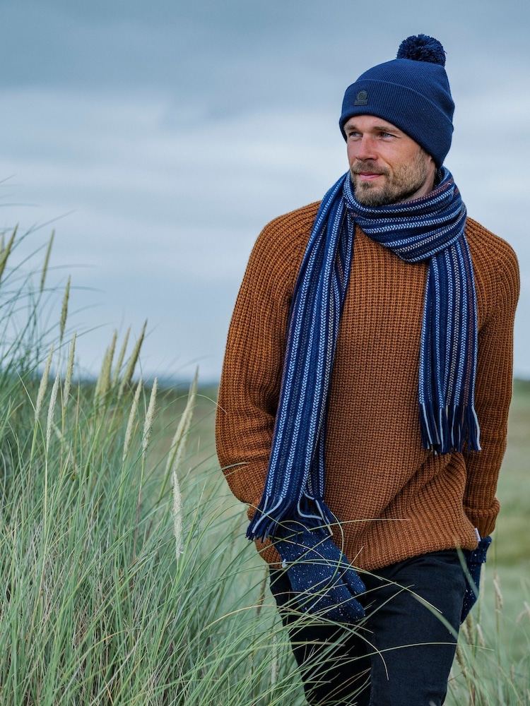 Tog 24 Blue Jenkin Winter Knitted Scarf - Image 1 of 3