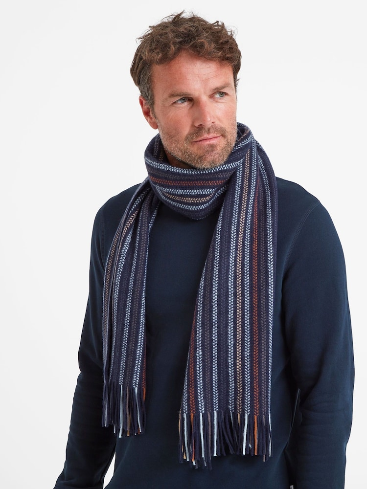 Tog 24 Blue Jenkin Winter Knitted Scarf - Image 2 of 3