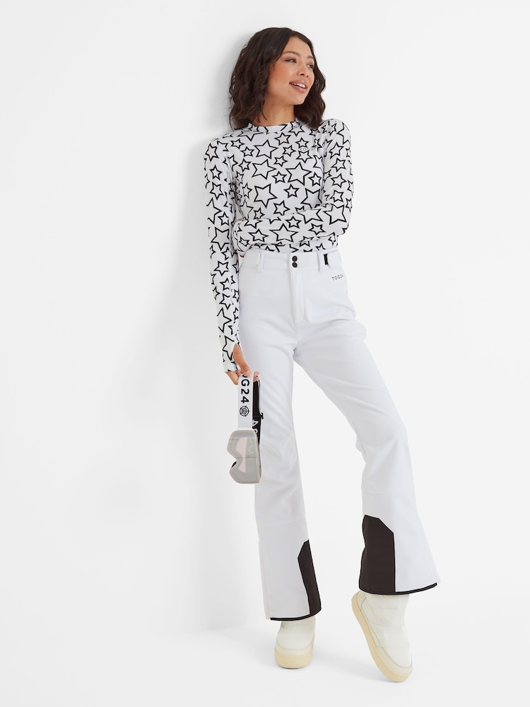 Tog 24 Optic White Vista Salopettes Trousers - Image 1 of 6