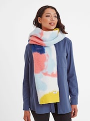 Tog 24 Cream Chrissy Woven Multi Colour Print Scarf - Image 1 of 2