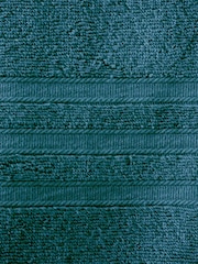 Catherine Lansfield 6 Piece Teal Blue Zero Twist 100% Cotton Towel Bale Set - Image 3 of 4