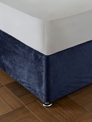 Catherine Lansfield Kingsley Matt Velvet Elasticated Divan Base Wrap - Imagen 1 de 4