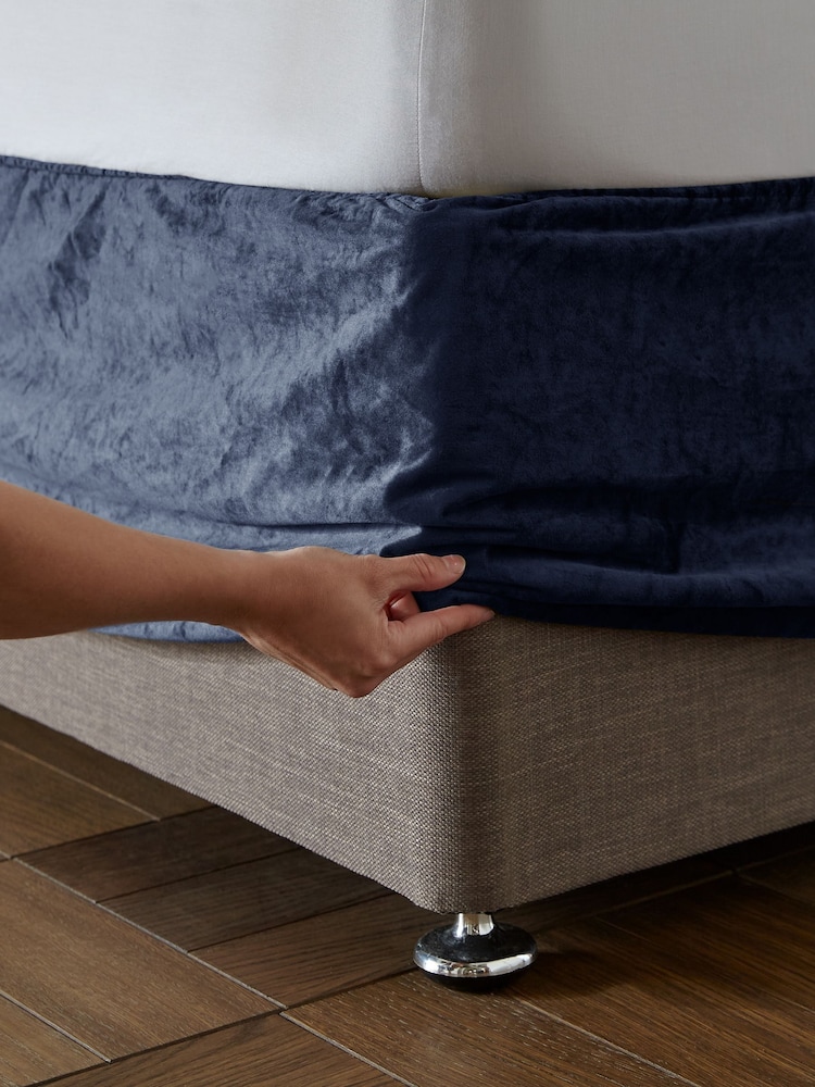 Catherine Lansfield Kingsley Matt Velvet Elasticated Divan Base Wrap - Imagen 2 de 4
