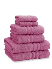Catherine Lansfield 6 Pieces Zero Twist 100% Хлопковое полотенце Комплект кип - Изображение 1 из 4