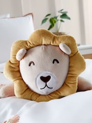 Catherine Lansfield Natural Cuddle Friends Lion 3D Cushion - Image 3 of 3