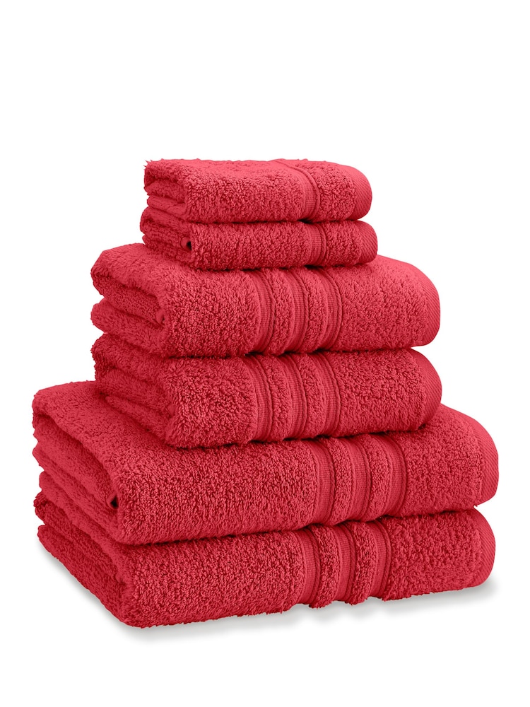 Catherine Lansfield 6 Pieces Zero Twist 100% Хлопковое полотенце Комплект кип - Изображение 1 из 4