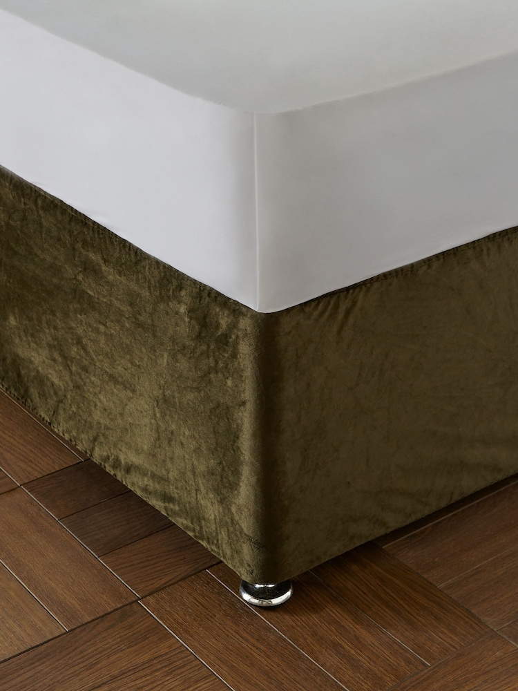 Catherine Lansfield Kingsley Matt Velvet Elasticated Divan Base Wrap - Изображение 1 из 4