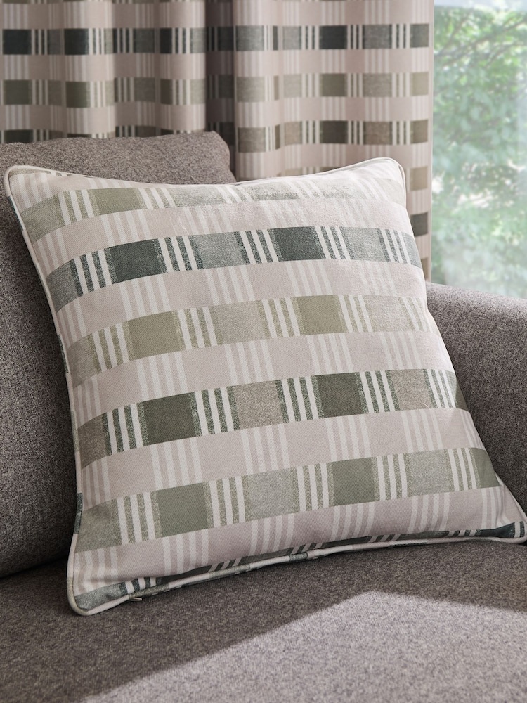 Catherine Lansfield Wilson Check Cushion - Bild 1 von 2