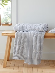 Catherine Lansfield Chunky Marl Knit Cosy Throw - Image 1 of 5