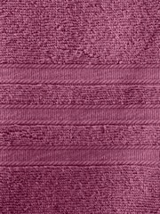 Catherine Lansfield Set of 2 Raspberry Pink 100% Cotton Bath Sheet Towels - Image 4 of 4