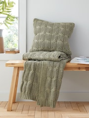 Catherine Lansfield Chunky Marl Knit Cosy Throw - Image 3 of 5