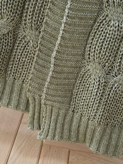 Catherine Lansfield Chunky Marl Knit Cosy Throw - Image 4 of 5