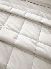 Catherine Lansfield Cream Kingsley So Soft Matt Velvet Quilted Bedspread - Image 3 of 3