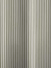 Catherine Lansfield Green Timeless Stripe Shower Curtain - Image 3 of 3