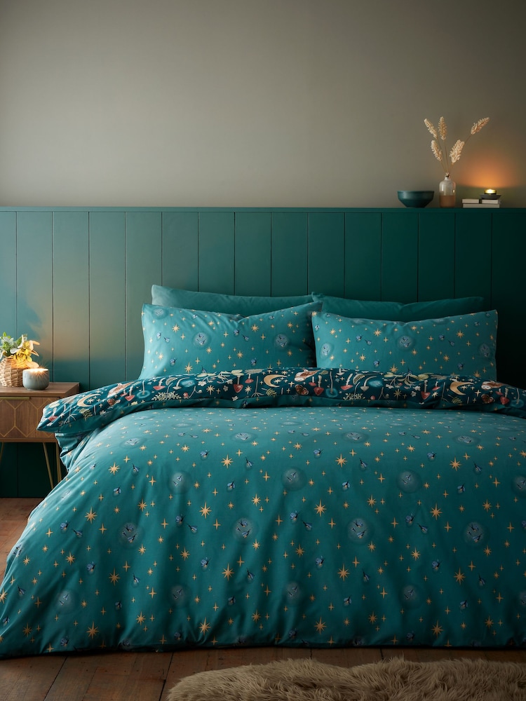Catherine Lansfield – Set aus Bett- und Kissenbezug mit Tiermotiven „Enchanted Twilight“ - Bild 2 von 5 Catherine Lansfield – Set aus Bett- und Kissenbezug mit Tiermotiven „Enchanted Twilight“ - Bild 2 von 5