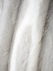 Catherine Lansfield Silver Grey Flint Soft and Cosy Faux Fur Cushion - Image 4 of 5