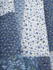 Bianca 100% algodão Floral Patchwork Throw - Imagem 4 de 4