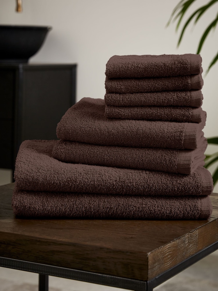 Catherine Lansfield Quick Dry 100% Cotton Towel Set - Imagem 1 de 2