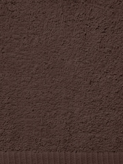Catherine Lansfield Set of 2 Chocolate 100% Cotton Anti Bacterial Bath Sheet Towels - Image 2 of 2