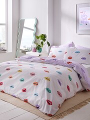 Sassy B Lilac Halloween Vamp So Soft Reversible Duvet Cover Set - Image 2 of 4