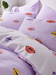 Sassy B Lilac Halloween Vamp So Soft Reversible Duvet Cover Set - Image 3 of 4