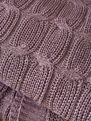 Catherine Lansfield Chunky Marl Knit Cosy Throw - Image 2 of 5